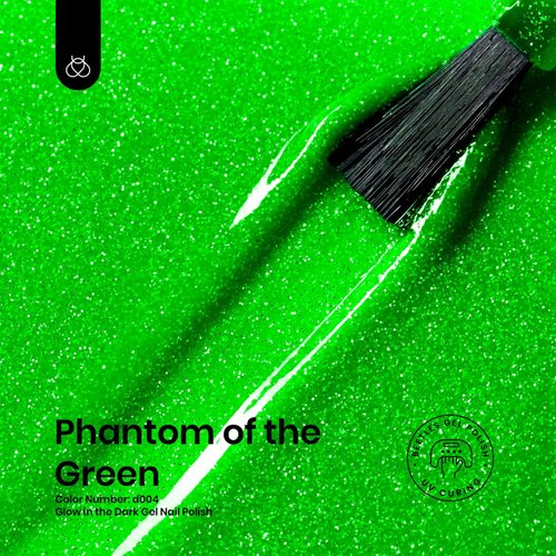 beetles Gel Polish 15Ml Glitter Green Glow in the Dark Nail Polish Green Spring Gel Polish Soak off Uv Led Nail Lamp Green Gel Nail Polish Nail Art Manicure Salon Diy