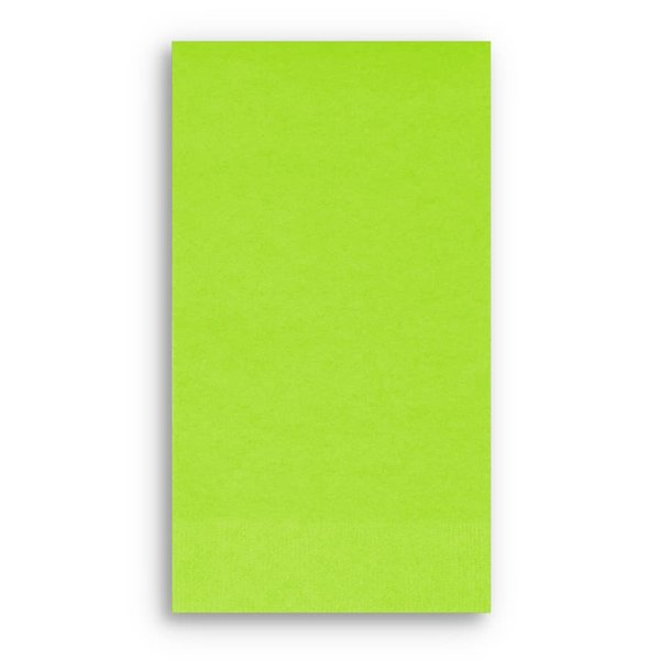 Creative Converting 953123 Fresh Lime Guest Towel, 3 Ply, Solid (12pks Case)