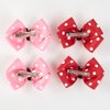 4 Inch Mouse Ears Hair Bow Clips Toddler Girls Polka Dot Hair Accessories Dress Up Birthday Gift Decorations