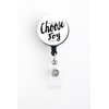Choose Joy lnspirational - Retractable Badge Reel with Swivel Clip and Extra-Long 34 inch cord - Badge Holder