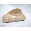Generic Glossy blonde beige hair claw clip with wood grain effect