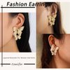 YienDoo Boho Big Butterfly Drop Earrings Vintage Gold Double Butterfly Dangle Earrings Statement Animal Butterfly Earrings Prom Butterfly Earrings Jewelry for Women and Girls