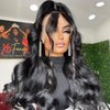 Body Wave Lace Front Wigs Human Hair 200% Density 26 Inch 13x6 HD Lace Front Wigs Human Hair Pre Plucked Frontal Wigs Human Hair Glueless Human Hair Wigs for Black Women With Baby Hair