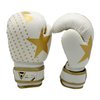 TMA Junior Kids Boxing Gloves Best for Kickboxing, Martial Arts, MMA, Muay Thai 2-oz (White)