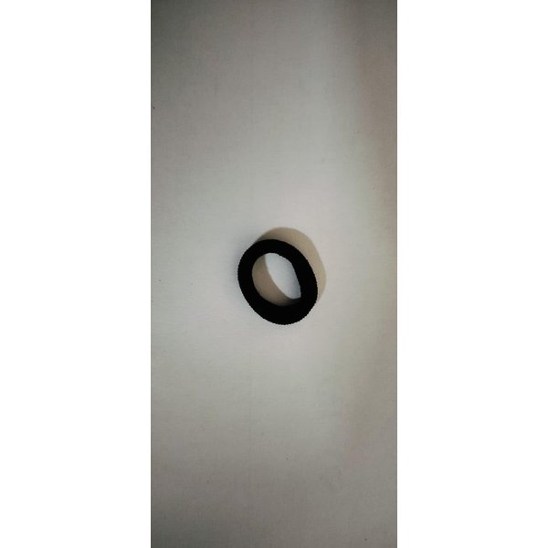 Generic Hair Ties Black Rubber, 1 Count (Pack of 1)