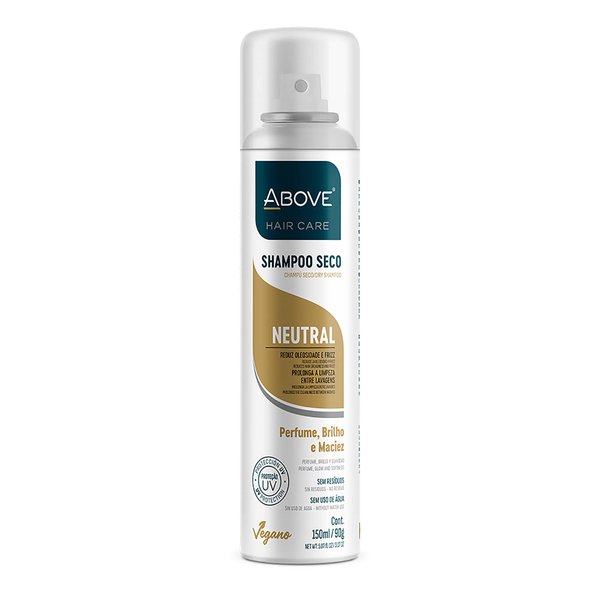 ABOVE Dry Shampoo, Neutral, 3.17 oz - Volumizing Shampoo - Absorbs Excess Oil - With Lime and Tangerine Notes - Paraben and Benzene Free