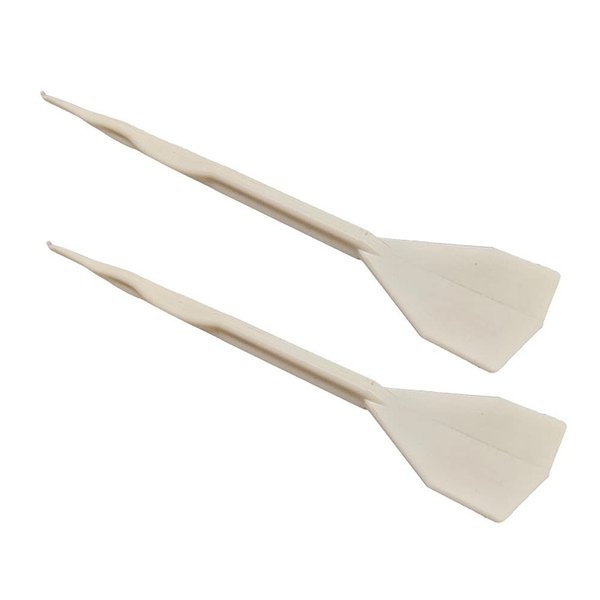 30Pcs Plastic Hair Highlighting Needles Crochet Hook Hair Coloring Highlighting Cap Hook Hair Salon Tools for Dyeing Hair Hairdressing Tool, White