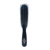 Phillips Brush Co Light Touch 8 Hair Brush - Twin Beaded Nylon Bristles, Black Hairbrush for Styling, Detangling Professional & At Home Use
