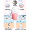 KOVCOAP Foam Maker for Face Wash, Face Wash Foamer, Cleanser Foam Maker, Marshmallow Whip Maker Skin Care, Deep Skincare Cleaner Tools for Travel Household 2 Pieces(Pink and White)