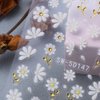 3Sheets 5D Jelly Crystal Flower Nail Stickers for Nail Art,Embossed Relief Nail Design Butterflies Flower Nail Decals Spring Summer Colorful Floral Petals Butterfly Nail Art Stickers Nail Accessories