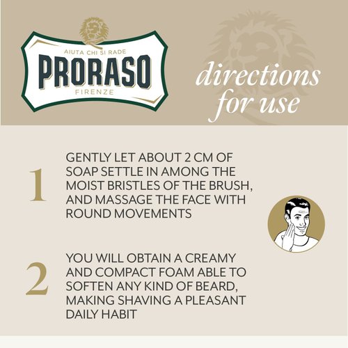 Proraso Shaving Cream, Sensitive Skin, 5.2 Oz, 1 Count