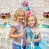 Didder Pink Mermaid Birthday Sash and Crown Party Outfit for Girls, Mermaid Theme Birthday Party Decorations Gifts for Little Girls
