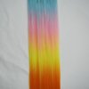 CliCling 28 inch Colorful Ponytail Extensions with Hair Tinsel,2 Packs 5 Colors Braiding Hair Extensions with Hair Tie, Fake Pony Tail Hair Extensions for Braids Rainbow Festival Rave Crazy Hair Day