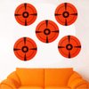 Remarkable Target Stickers EasyShot Targets Neon Orange Self-Adhesive 3-Inch Bullseye Target Stickers for Shooting Label（250pcs）