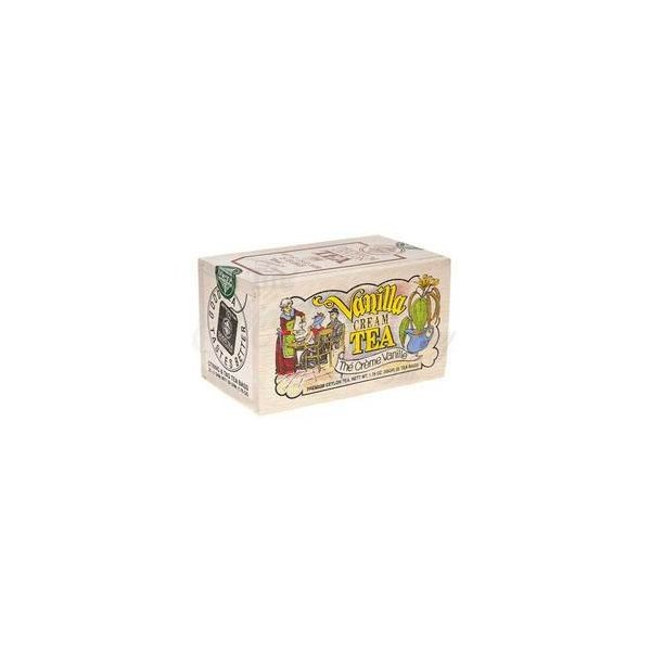 Cream Vanilla 25 Teabags in Wood Box From Metropolitan Tea