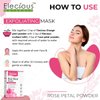 Elecious Pure Rose Petals Powder for Face, Skin and Hair Chemical-Free, Preservative Free, Non-GMO, No Artificial Color Added Moisturizes Dry Hair Cells 200gm