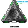 Spaceship Fidget Spinner Absorb Solar Light Glow In The Dark Spinning Toys Sensory Gadget Finger Hand Spinner Metal With Luminous Light,Best Gift ADHD Anxiety Focus Party Favors Prizes for Kids Adults