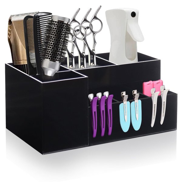 Salon Organizers Storage,Hairstylist Must Haves Barber Organizer Shear Holder, Hair Dresser Supplies,Hair Brush Holder,Barber Supplies Hair Scissors Holder, Barberia Accessories,Hairdresser Gifts