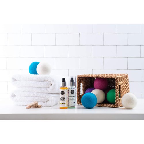 Woolzies Wool Dryer Balls Organic: Our Big Wool Spheres are the Best Fabric Softener | 3-Pack XL Dryer Balls for Laundry is Made with New Zealand Wool | Use Laundry Balls for Dryer with Essential Oils