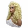 Aimole Long Curly Wigs Synthetic Heat Resistant Hair Cosplay Women Wig (613 Blonde)