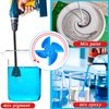 12 Pieces Paint Mixer Drill Attachment,Helix Paint Mixer Resin Drill Mixer Paint Stirrers Drill Attachment for 1 Gallon of Paint Epoxy Resin Silicone Jewelry Casting Molds (Red, Blue, Black, White)
