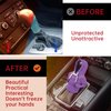 Car Shift Knob Hoodie, Funny Gear Shift Knob Shirt Sweater, Winter Warm Shift Knob Cover Sweater Shirt, Automotive Interior Novelty Accessories Decorations, Universal Fit Knob Cover Gift (Purple)