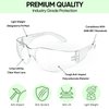 TICONN 24 Clear Safety Glasses for Men, Safety Goggles with Scratch Impact Resistant Meets ANSI Z87.1 Standard (24 Pack)