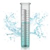 SYCozupy 7" Capacity Rain Gauge Replacement Tube Glass Rain Guage Cylinder for Yard &Garden &Outdoor (1Pcs)