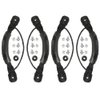 Anndason 4 Pcs Black Kayak Canoe Boat Side Mount Carry Handles/Paddle Park Kayak Handles and Hardwares
