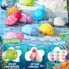 Hollowfly 12 Pcs Turtle Stress Balls Inspirational Stress Balls Soft Toys Turtle Squeeze Funny Turtles Stress Balls Stress Reliever Squeezable Foam Gifts Balls for Employee Coworker Staff