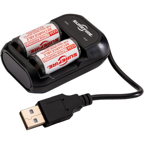SUREFIRE 123A Rechargeable Batteries includes Charger SFLFP123-KIT