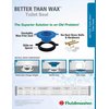 Fluidmaster 7530 Universal Better Than Wax Toilet Seal, Wax-Free Toilet Bowl Gasket Fits Any Drain