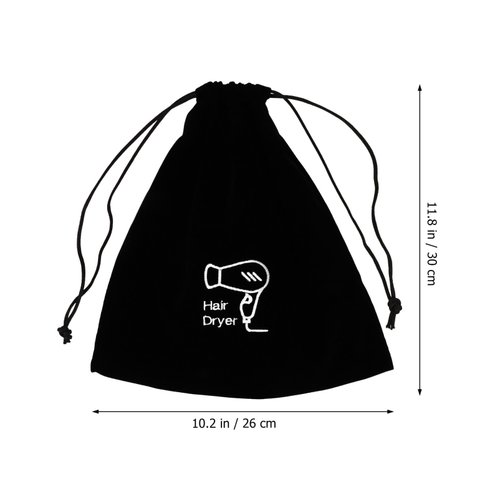 Luxshiny Purse Organizer Cloth Bags Drawstring Hair Dryer Bags Hotel Hair Dryer Bag Drawstring Bag Container Portable For Home And Travel Travel Jewelry Bag Travel Toiletry Bag