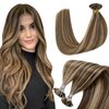 Hetto U Tip Hair Extensions Real Human Hair Keratin Utip Hair Extensions Fusion Remy Hair U Tip Extensions Silky Straight 20 Inch 50g 50 Strands