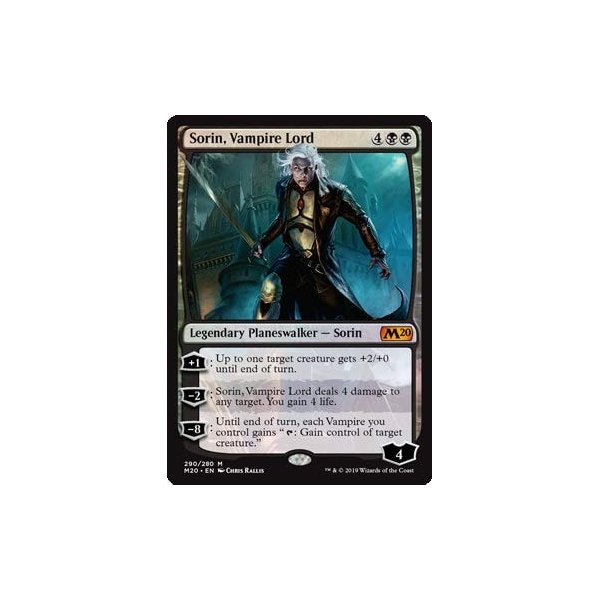 Magic: The Gathering - Sorin, Vampire Lord - Foil Planeswalker Deck Exclusive - Core Set 2020