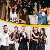 Riceshoot 6 Rolls New Years Eve Metallic Streamers, Happy New Year 2025 Party Supplies Black Gold Silver Hanging Swirls for New Year Christmas Home Birthday Party Decorations