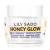 LILY SADO Honey Glow Collagen Radiance Cream Face Moisturizer - Natural Daily Facial Lotion w Manuka Honey, Apricot & Sodium Hyaluronate - Amazing Anti Aging Formula. 2 oz