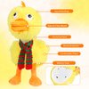 SWTOIPIG Singing Dancing Duck, Quacking Duck, Body Shaking, Plush Duck Toy Musical English Songs Singing Animated Twisting Gifts of Funny Toys for Boys Girls Kids, Christmas Animated Plush Toys