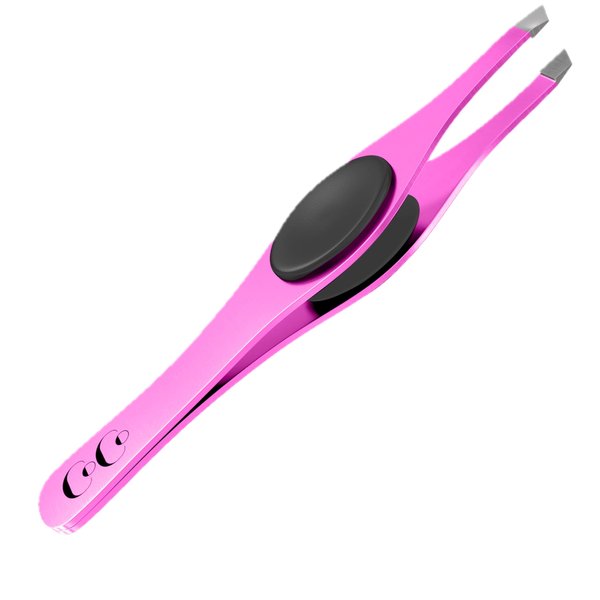 Professional Eyebrow Tweezers for Women Men, Tweezers Precision, Sharp, Slanted Tweezer for Eyebrow Plucking, Ingrown Hair, Facial Hair Removal, Wig, Brows and More, Medical Grade Stainless Steel