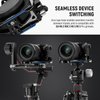 NEEWER A7C II A7CR Camera Cage, Aluminum Video Rig with QR Base Arca Type Anti Slip Compatible with Sony DJI RS Gimbal, HDMI Cable Clamp, NATO Rail, Cold Shoe 3/8" ARRI 1/4" Thread, CA050 Black