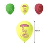 38Pcs Monkey Theme Birthday Party Supplies and Decorations Monkey Happy Birthday Banner,Latex Balloon, Cupcake Toppers, Set Animal Birthday Party Supplies for Kids Family