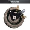 Fielect 200W 100R Ohm Ceramic Wire Wound Potentiometer Linear Rotary Resistor Rheostat with Knob for Industiral Machinery RPM Adjustment