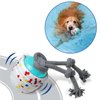 Interactive Dog Toys Automatic, Indoor Moving Dog Toy, Outdoor Floating Dog Water Toy, Motion Activated/USB Rechargeable Dog Balls to Keep Them Busy
