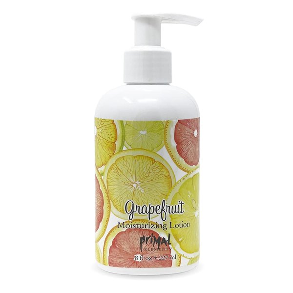 Primal Elements Hand and Body Cream Shea Butter Lotion, 8 Fl Oz (Pack of 1), Grapefruit