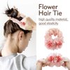 inSowni 7 Pack Glitter Crystals Pearls Rose Flower Stretchy Lace Hair Scrunchies Ties Elastics Rubber Bands Hairbands Ponytail Holders Floral Headbands Accessories for Women Girls Thick Thin Hair
