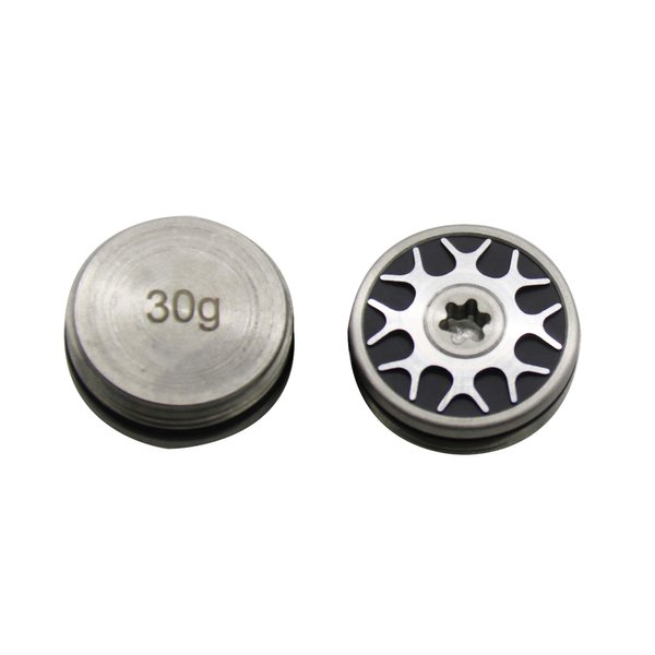 HISTAR 2Pcs Golf Putter Weights 30g Compatible with Odyssey Stroke Lab Series Putter Head (Black)