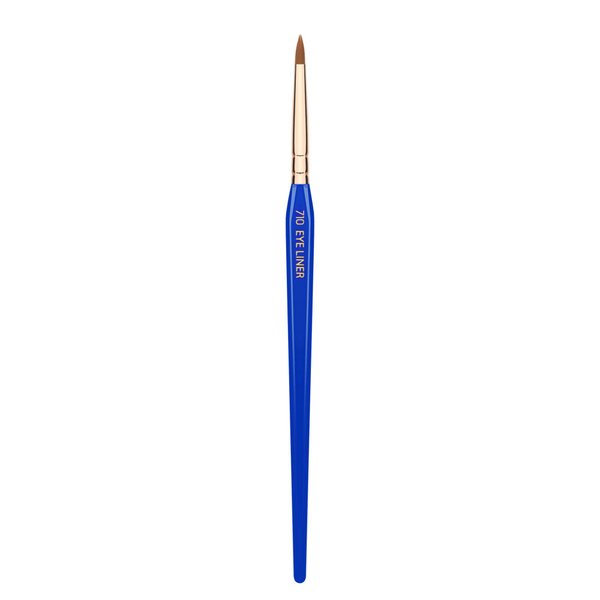 Bdellium Tools Professional Makeup Brush - Golden Triangle 710 Eye Liner - With All Vegan and Soft Synthetic Fibers, For Lining the Eyes (Blue, 1pc)