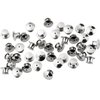 SUBANG 40 Pieces Metal Pin Backs Locking Pin Keepers Locking Clasp with Storage Case