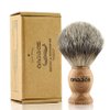 Anbbas Shaving Brush, Handmade Pure Badger Hair Brush with Natural Manchurian Ash Wood Handle for Men Traditional Wet Shaving