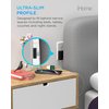 iHome Multiport 36W USB-C Charger : AC Pro 2-Port Flat USB C Charger Block, Double USB C Wall Charger, Fast Charging Compatible USB-C Wall Charger